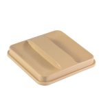 Beige Square Ice Bucket Lid Only