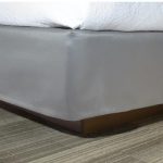 King Shantung Box Spring Cover -Slate