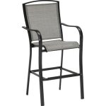Aluminum Sling Bar Height Dining Chair