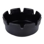4"" Plastic Ashtray - Black