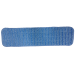 5x18 Blue Microfiber Wet Pad with Scrub Strips