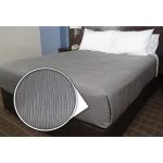 Queen Ripple Top Sheet -Grey