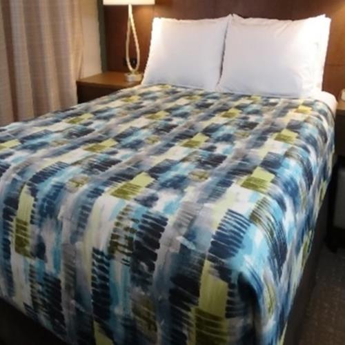 IN-TS-BRUSH-K Brushstroke Microfiber Top Sheet-King - Image 1