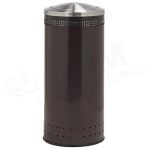 25-Gallon Imprinted with Swivel Lid - Brown